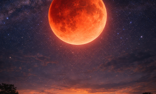 Llegó la fecha: espectáculo astronómico de ‘Luna Roja’