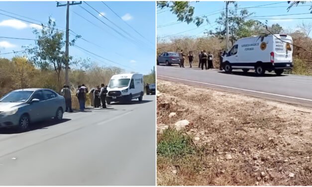 Lo hallan suspendido en baldío al sur de Mérida