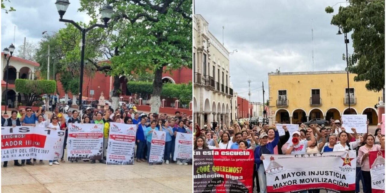 Magisterio disidente ‘entra a la cancha’ y suspende clases tres días