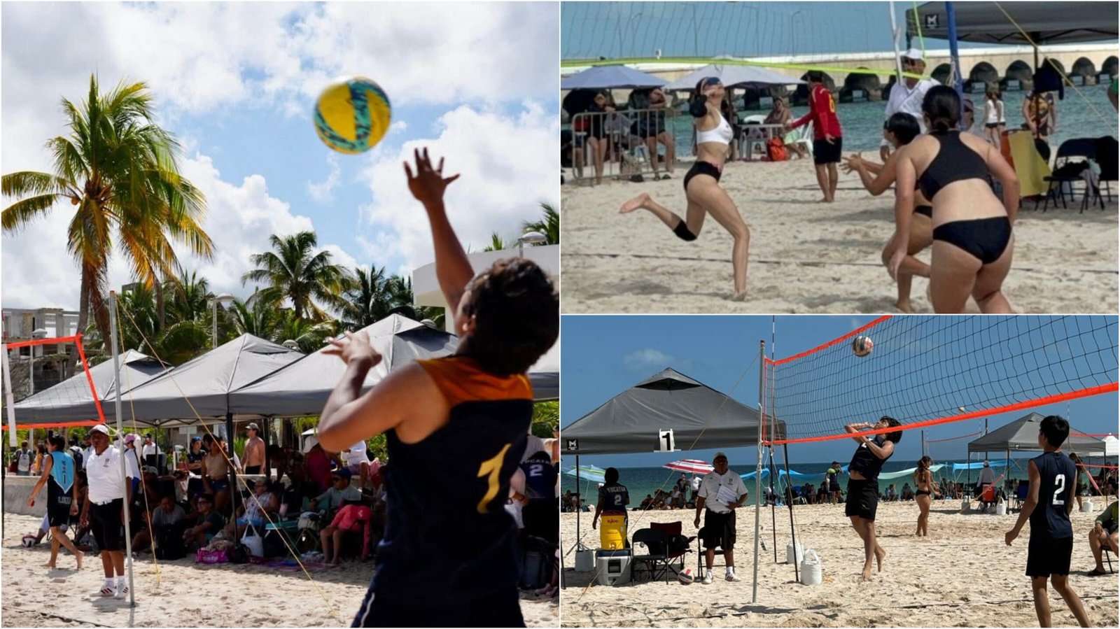 Mar y arena en regional de voleibol playero | LectorMx