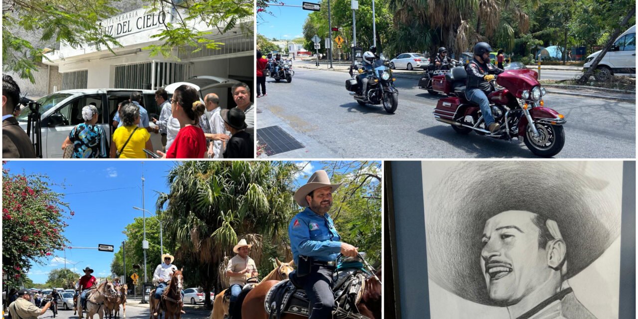 Reviven honras fúnebres a Pedro Infante en Mérida