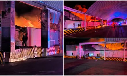 Daña fuego a comercializadora ubicada en periférico sur Mérida