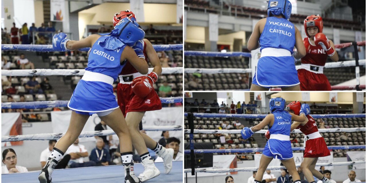María ‘Choca’ Castillo, primera yucateca con oro en boxeo nacional