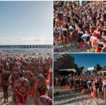 “El Cruce” Cancún- Isla Mujeres, nadadores en aguas abiertas