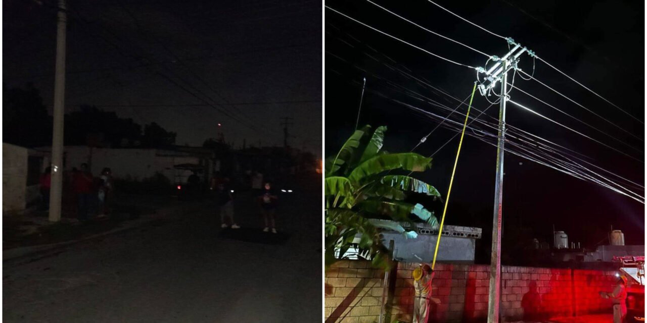 Tormentas eléctricas, vientos y lluvias dejaron apagones en Mérida