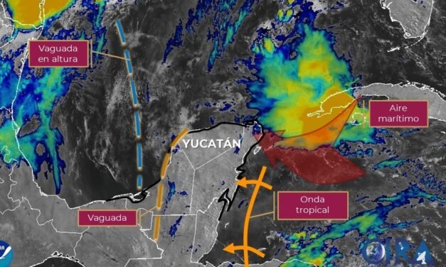 Días lluviosos se prolongarán en Yucatán