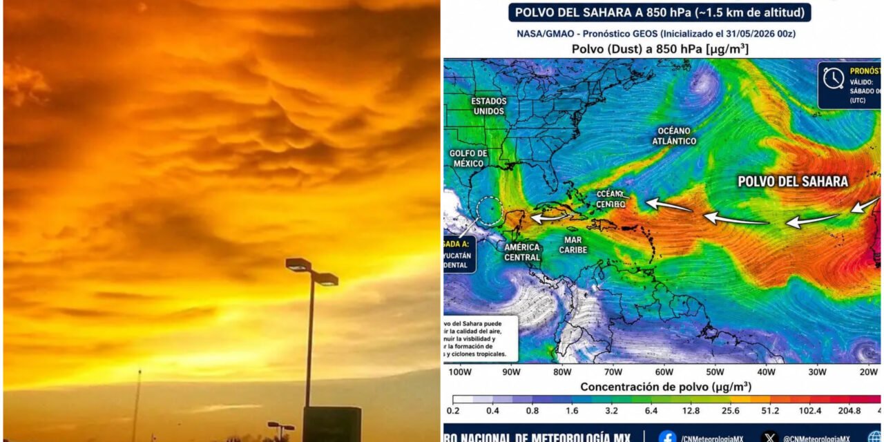 Polvo de Sahara pausaría lluvias tres días