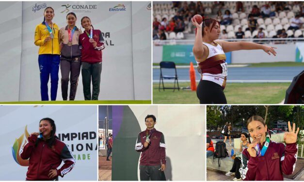 Jaguares UADY aportan tres medallas para Yucatán en Olimpiada Nacional 2026
