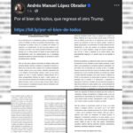 Reaparece AMLO con temores de intervención de Estados Unidos