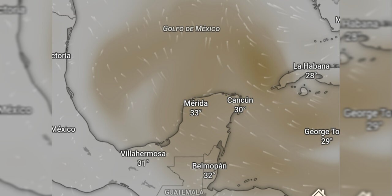 Paran lluvias este fin de semana en península de Yucatán