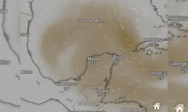 Paran lluvias este fin de semana en península de Yucatán