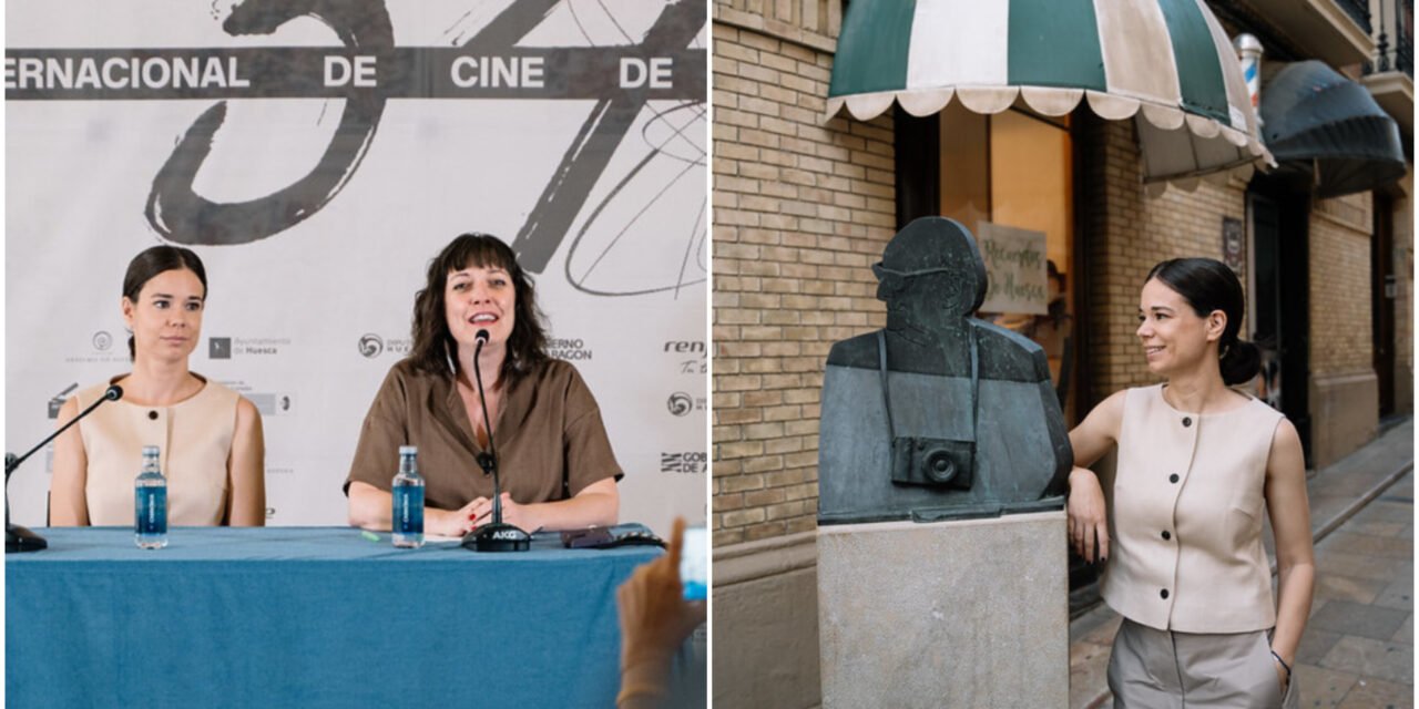 Laia Costa es reconocida en Huesca por su trayectoria en cine y televisión