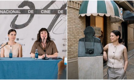 Laia Costa es reconocida en Huesca por su trayectoria en cine y televisión