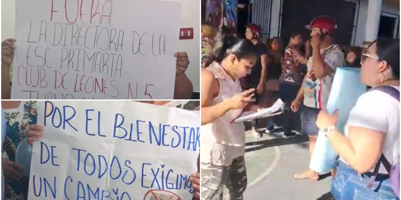 Mamás y papás molestos en Escuela Primaria de Valladolid