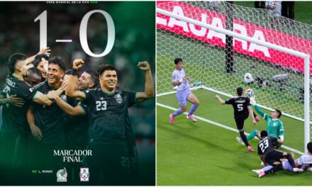 Apretado 1 – 0 de México frente a Corea