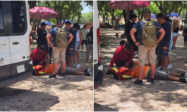 Recaban firmas para solución a crisis en Chichén Itzá; turistas y golpe de calor