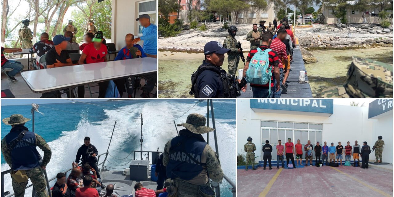 Migrantes cubanos no alcanzaron Florida, recalaron en Quintana Roo