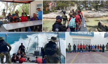 Migrantes cubanos no alcanzaron Florida, recalaron en Quintana Roo