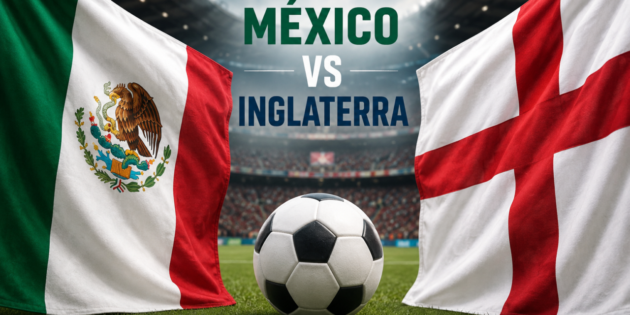 México contra Inglaterra: ¡Se juega al mediodía!
