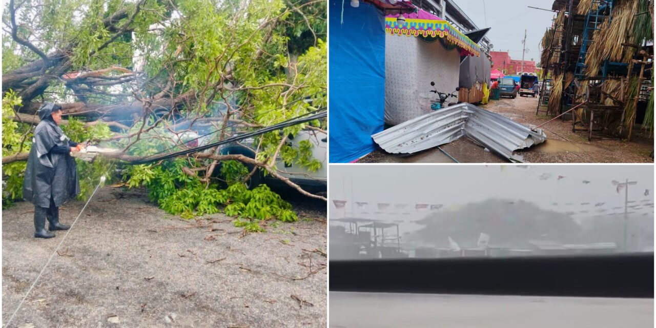 Sorpresivas y violentas ráfagas con fuerza de tormenta tropical