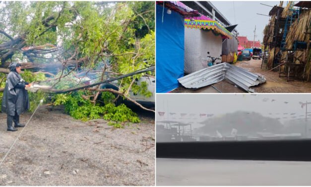 Sorpresivas y violentas ráfagas con fuerza de tormenta tropical