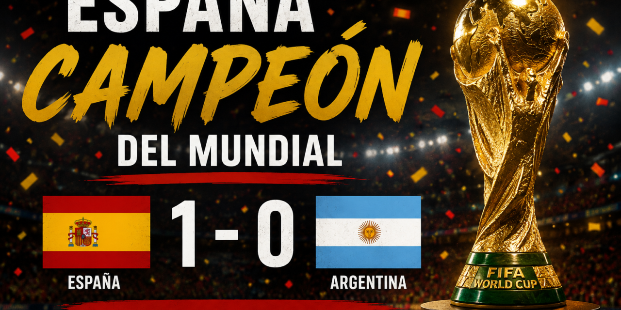 España, inmensamente mejor, campeona por segunda ocasión