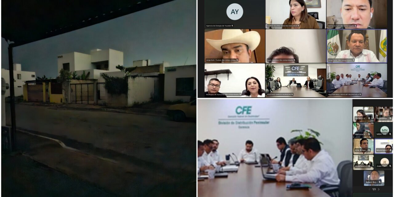 Atención urgente de CFE en 12 municipios de Yucatán
