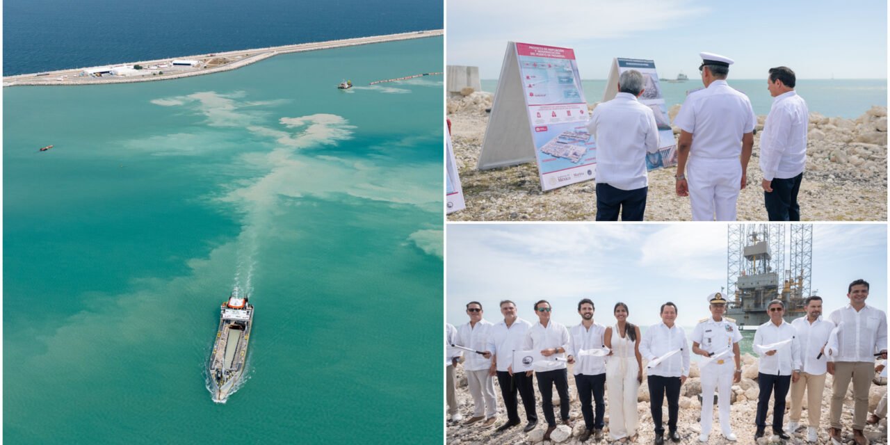 En marcha construcción de nueva plataforma de Puerto de Altura Progreso