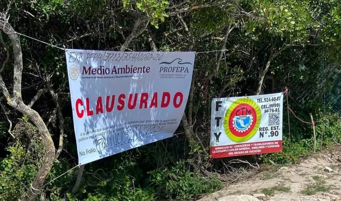 Clausura Profepa proyecto con aval de Semarnat