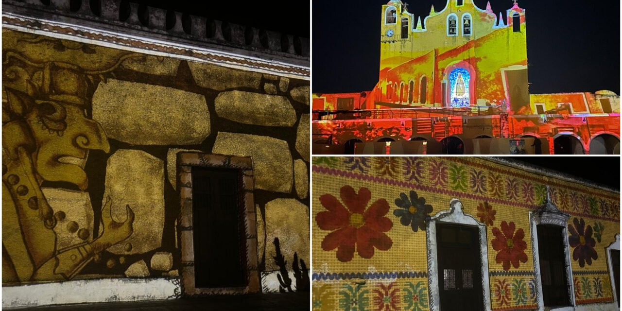 Decepciona ‘renovada’ versión del video mapping de Izamal