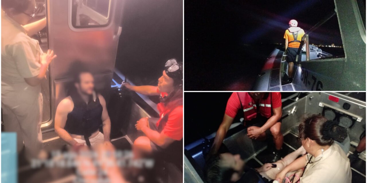 Rescate naval lo puso a salvo tras falla de moto acuática