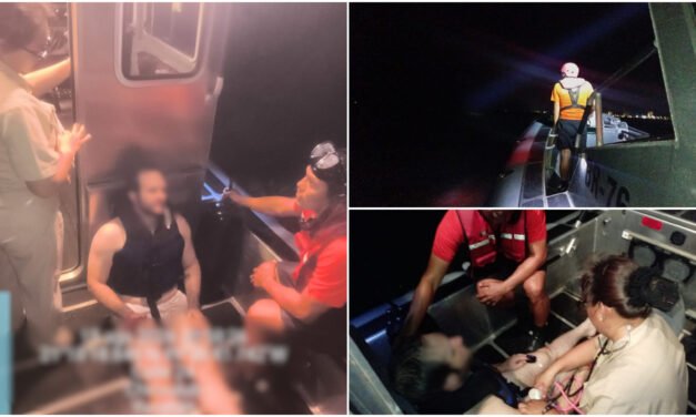 Rescate naval lo puso a salvo tras falla de moto acuática