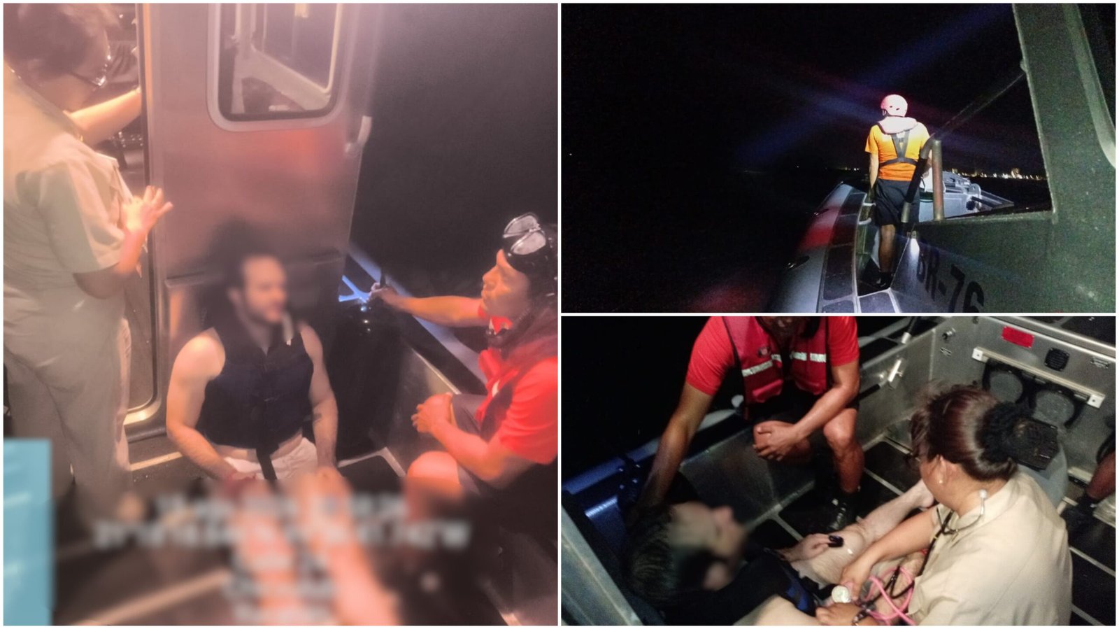 Rescate naval lo puso a salvo tras falla de moto acuática