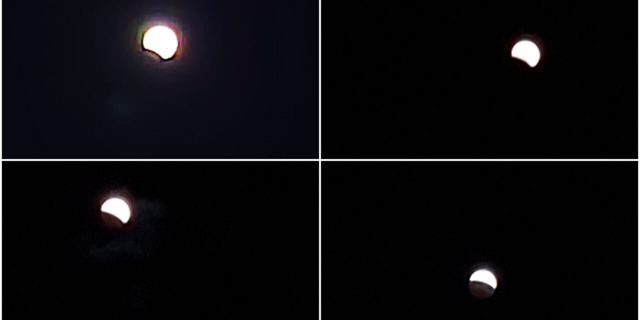 Espectacular vista nocturna: Luna de Sangre