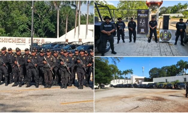 Ocupan policías estatales antiguo Parador Turístico en Chichén Itzá