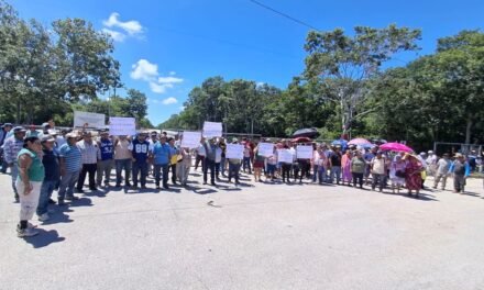 Reclamo de ejidatarios por ‘filete’ de tierra en X’matkuil