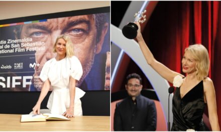 Naomi Watts recibe el Donostia y recuerda a Lynch