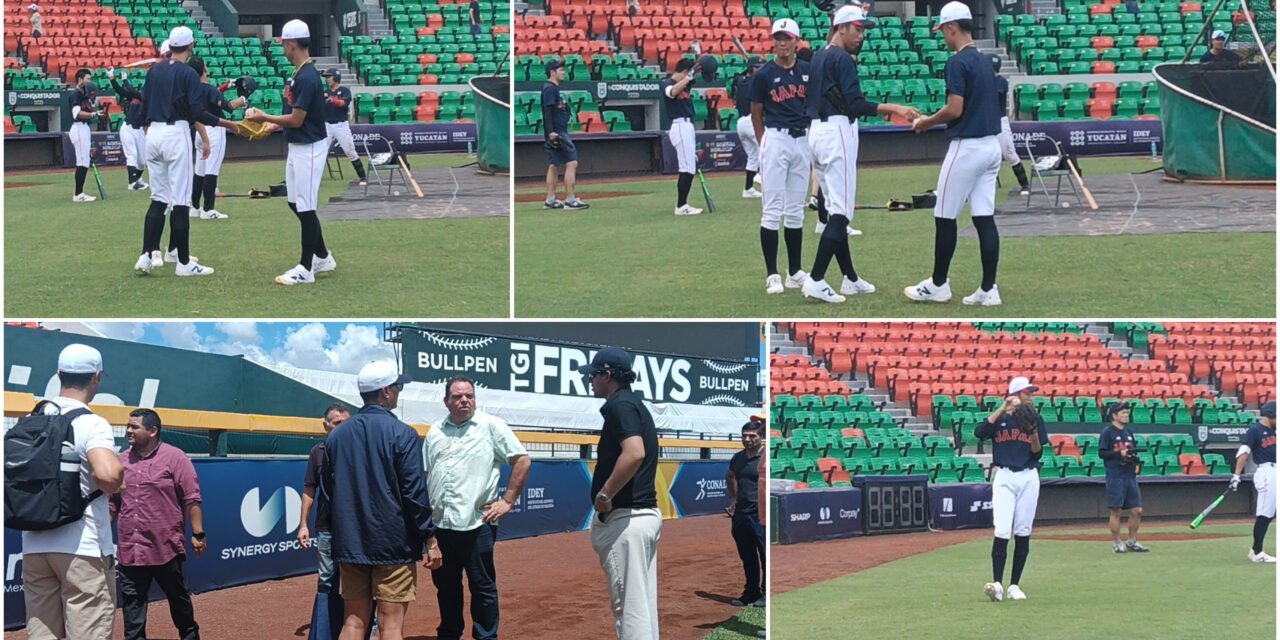 Promesas del béisbol mundial jugarán en Mérida y Cancún
