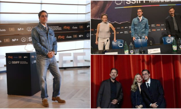 Brad Pitt y David Ayer en Festival de San Sebastián