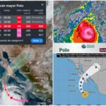 Desde máxima categoría 5, ‘Polo’ comenzó a perder fuerza