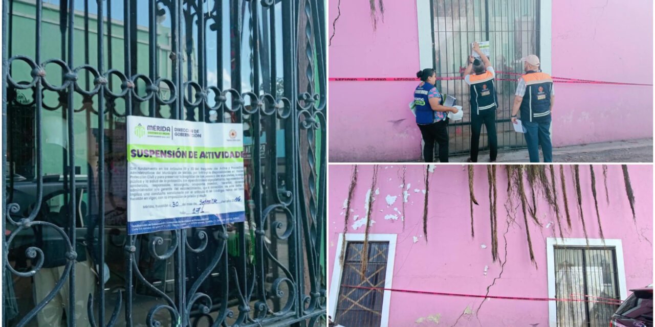 Cierran de manera precautoria tienda de ropa en Mérida