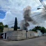 Abuelita se descuida y provoca incendio