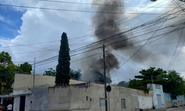 Abuelita se descuida y provoca incendio