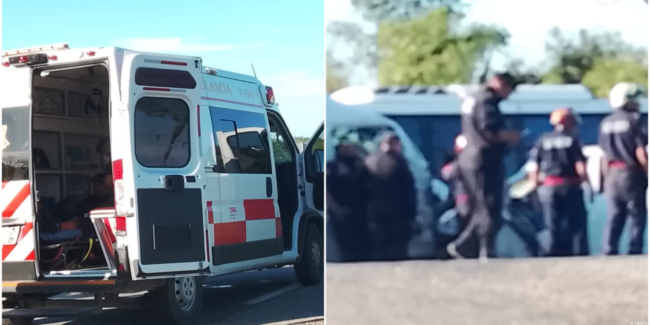 Golpazo de camioneta con 10 trabajadores a bordo; 1 fallecido