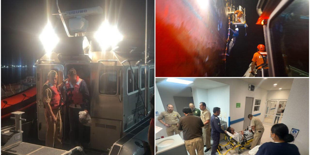 Misterioso náufrago salvado frente a península de Yucatán