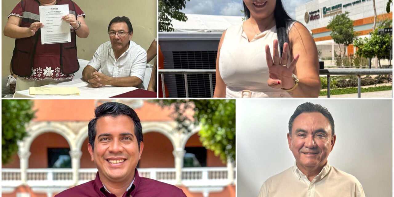Una disidente y tres afines al gobernador Joaquín Díaz Mena por Mérida